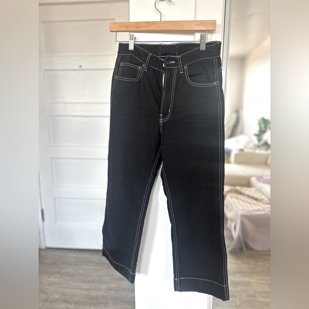 B Sides Black Jeans
